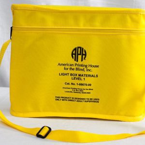 Front view of Light Box Level I carrying bag