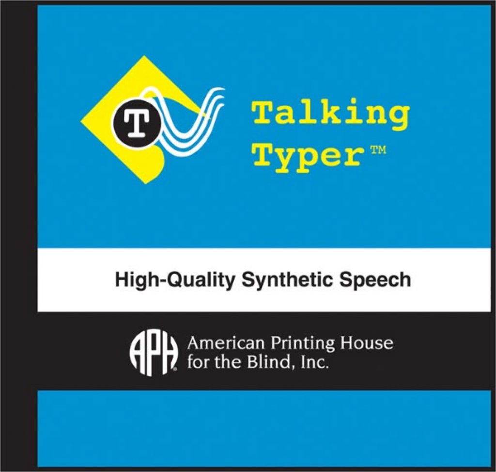 Talk Typing Talking Typer for Windows | American Printing House