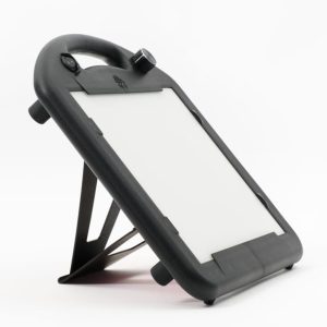 Angled view of Light Box screen with black rim