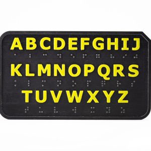 DeafBlind Pocket Communicator Letter Side Close-up