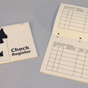 EZ Track Financial Record Keeper: Check Register, 2-Pack