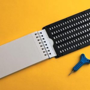 Janus Interline Braille Slate with Saddle-Shaped Stylus