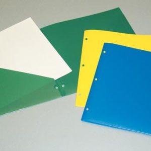 Braille Pocket Folders