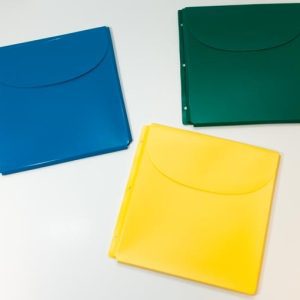 Plastic Binder Envelopes Set for Braille