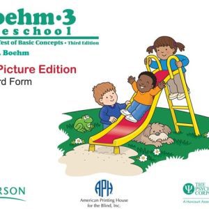 Boehm-3 Preschool Test Record for Big Picture Kit