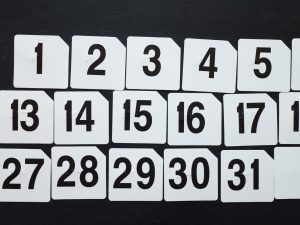 Classroom Calendar Kit dates