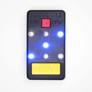 Talking Glow Dice Displaying Three Lit Dots