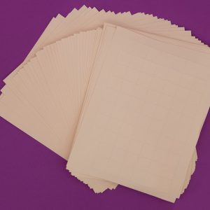 Embossed Graph Sheets: 1 Inch Squares