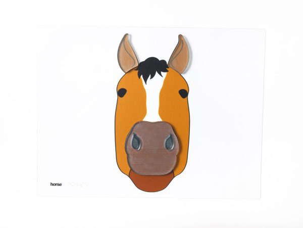 horse translucent puzzle pieces