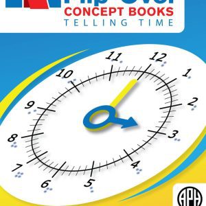 Flip-Over Concept Books - Telling Time: UEB