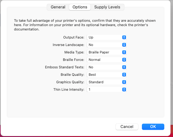 Installing the Pixblaster driver on a Mac 5 - Screenshot illustrating instructions above