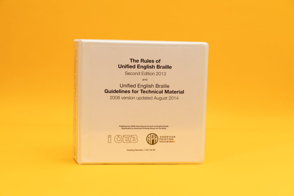 Rules of Unified English Braille and Guidelines for Technical Material ...