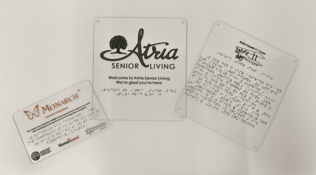 Materials developed for Atria Senior Living Facility