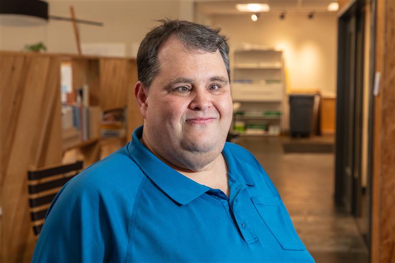 Scott Spaulding smiles at the camera.